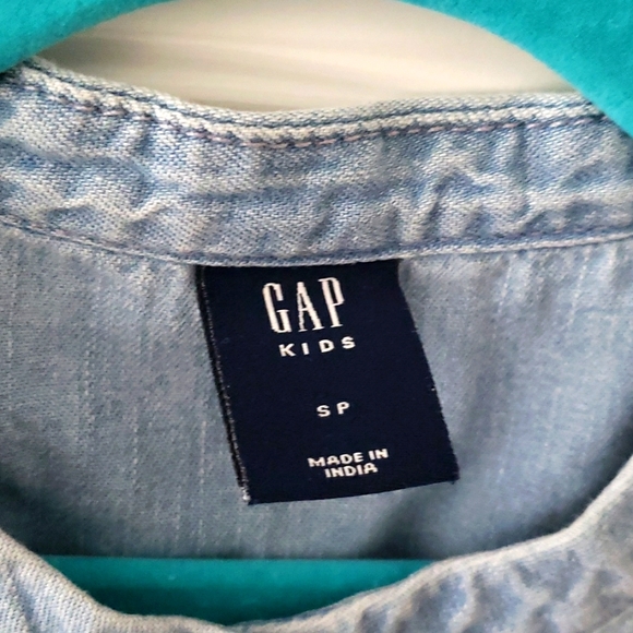 Gap Girls Jean Blouse Size XS - Picture 5 of 5